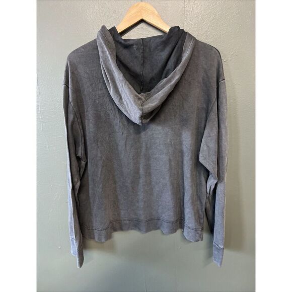 Zara Disney Lion King Simba Long Sleeves Oversized Gray Marble Hoodie Sz Small - Picture 3 of 4